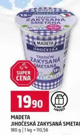 Terno Madeta jihočeská zakysaná smetana 180 g nabídka