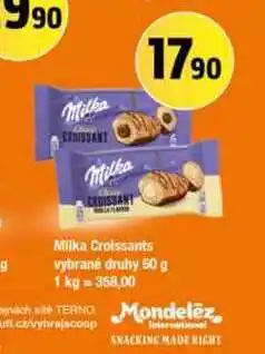 Terno Milka croissants 50g nabídka