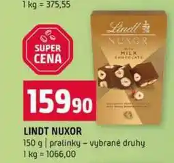 Terno Lindt nuxor 150 g nabídka