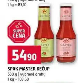 Terno Spak master kečup 530 g nabídka