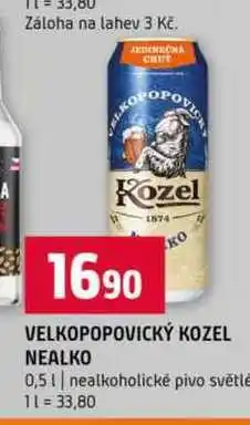Terno Velkopopovický kozel nealko 0,5 l nabídka