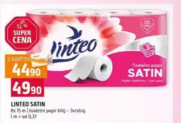 Terno Linteo satin toaletní papír 8x15 m nabídka