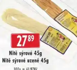 Astur&Qanto Nitě sýrové Nitě sýrové uzené nabídka