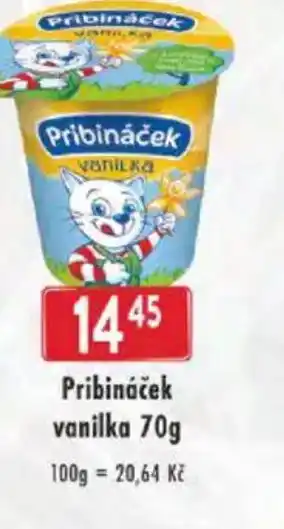 Astur&Qanto Pribináček vanilka nabídka