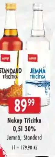 Astur&Qanto Nakup Třicítka 30% Jemná, Standard nabídka
