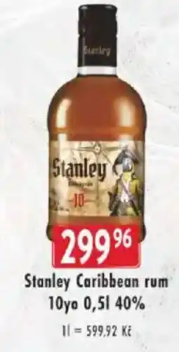 Astur&Qanto Stanley Caribbean rum 10yo 40% nabídka