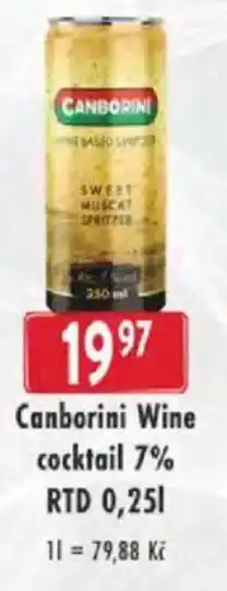 Astur&Qanto Canborini Wine cocktail 7% RTD nabídka