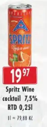 Astur&Qanto Spritz Wine cocktail 7,5% RTD nabídka