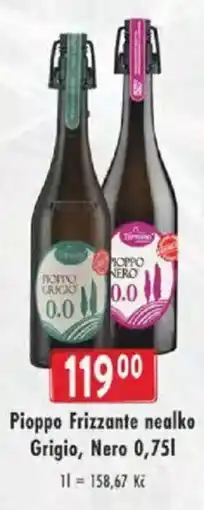 Astur&Qanto Pioppo Frizzante nealko Grigio, Nero nabídka