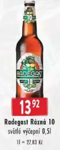 Astur&Qanto Radegast Rázná 10 světlé výčepní nabídka