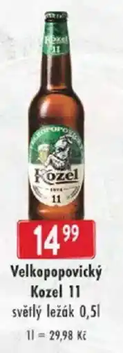 Astur&Qanto Velkopopovický Kozel 11 světlý ležák nabídka