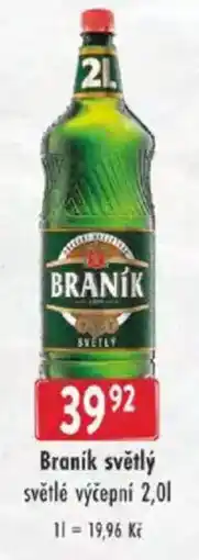 Astur&Qanto Braník světlý světlé výčepní nabídka