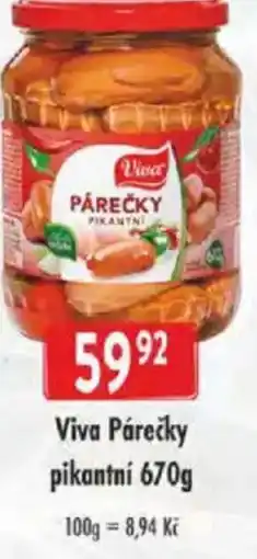 Astur&Qanto Viva Párečky pikantní nabídka