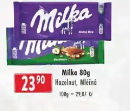 Astur&Qanto Milka Hazelnut, Mlecna nabídka