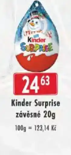 Astur&Qanto Kinder Surprise závěsné nabídka
