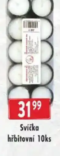 Astur&Qanto Svíčka hřbitovní nabídka