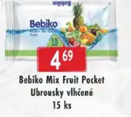 Astur&Qanto Bebiko Mix Fruit Pocket Ubrousky vlhčené nabídka