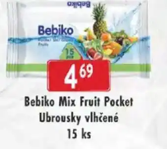 Astur&Qanto Bebiko Mix Fruit Pocket Ubrousky vlhčené nabídka