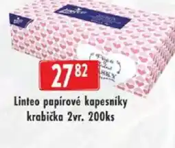 Astur&Qanto Linteo papírové kapesníky krabička 2vr. nabídka