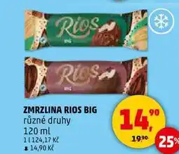 Penny Market ZMRZLINA RIOS BIG, 120 ml nabídka