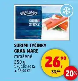 Penny Market SURIMI TYČINKY GRAN MARE, 250 g nabídka