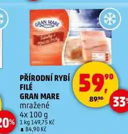 Penny Market PŘÍRODNÍ RYBÍ FILÉ GRAN MARE, 4x 100 g nabídka