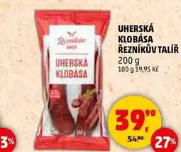 Penny Market UHERSKÁ KLOBÁSA ŘEZNÍKŮV TALÍŘ, 200 g nabídka