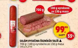 Penny Market SALÁM VYSOČINA ŘEZNÍKŮV TALÍŘ, 700 g nabídka
