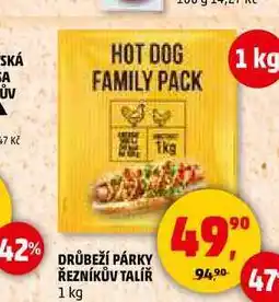 Penny Market DRŮBEŽÍ PÁRKY ŘEZNÍKŮV TALÍŘ, 1 kg nabídka