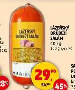 Penny Market LÁZEŇSKÝ DRŮBEŽÍ SALÁM, 400 g nabídka