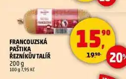 Penny Market FRANCOUZSKÁ PAŠTIKA ŘEZNÍKŮV TALÍŘ, 200 g nabídka