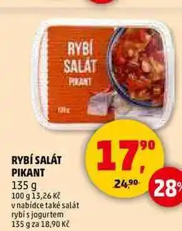 Penny Market RYBÍ SALÁT PIKANT, 135 g nabídka