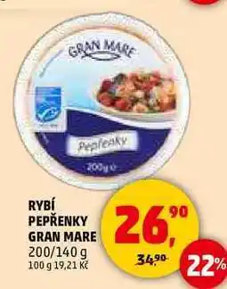 Penny Market RYBÍ PEPŘENKY GRAN MARE, 200 g nabídka