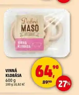Penny Market VINNÁ KLOBÁSA, 600 g nabídka