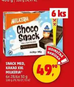 Penny Market SNACK MED, KAKAO XXL MILKERIA, 6x 28/6x 30 g nabídka