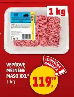 Penny Market VEPŘOVÉ MĚLNĚNÉ MASO XXL, 1 kg nabídka