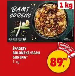 Penny Market ŠPAGETY BOLOŇSKÉ/BAMI GORENG, 1 kg nabídka