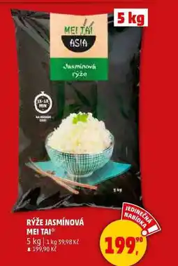 Penny Market RÝŽE JASMÍNOVÁ MEI TAI, 5 kg nabídka
