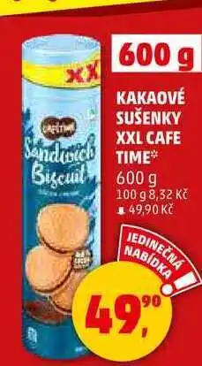 Penny Market KAKAOVÉ SUŠENKY XXL CAFE, 600 g nabídka