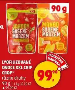 Penny Market LYOFILIZOVANÉ OVOCE XXL CRIP CROP, 90 g nabídka