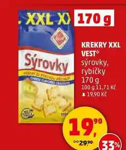 Penny Market KREKRY XXL VEST, 170 g nabídka
