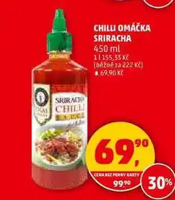 Penny Market CHILLI OMÁČKA SRIRACHA, 450 ml nabídka