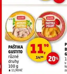 Penny Market PAŠTIKA GUSTITO, 100 g nabídka