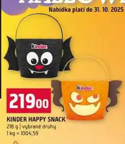 Terno Kinder happy snack 218 g nabídka