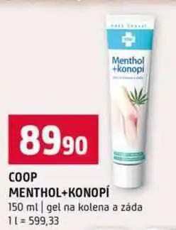 Terno COOP MENTHOL KONOPÍ 150 ml nabídka