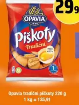 Terno Opavia tradiční piškoty nabídka