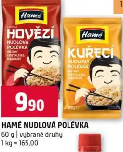 Terno Hamé nudlová polévka nabídka