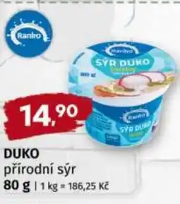 Terno Ranko Duko přírodní sýr nabídka