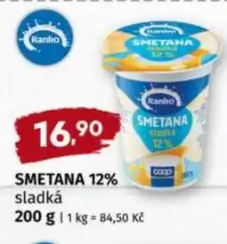 Terno Ranko Smetana 12% sladká nabídka