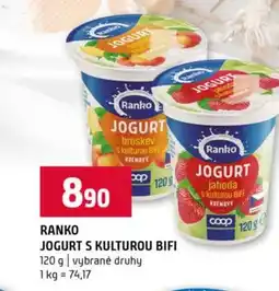 Terno Ranko jogurt s kulturou bifi nabídka